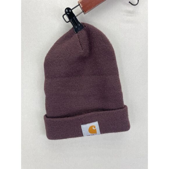 Carhartt Men's Tonal Patch Beanie One Size Brown Purple - Picture 6 of 10